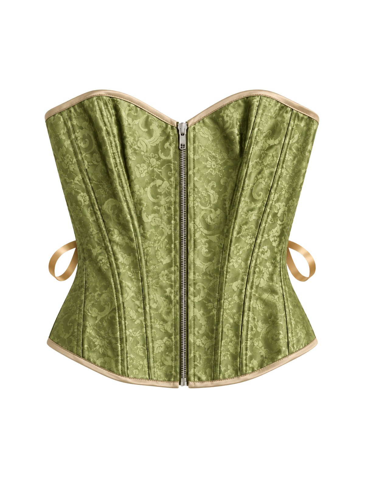 Corset Victoriano Cierre Verde