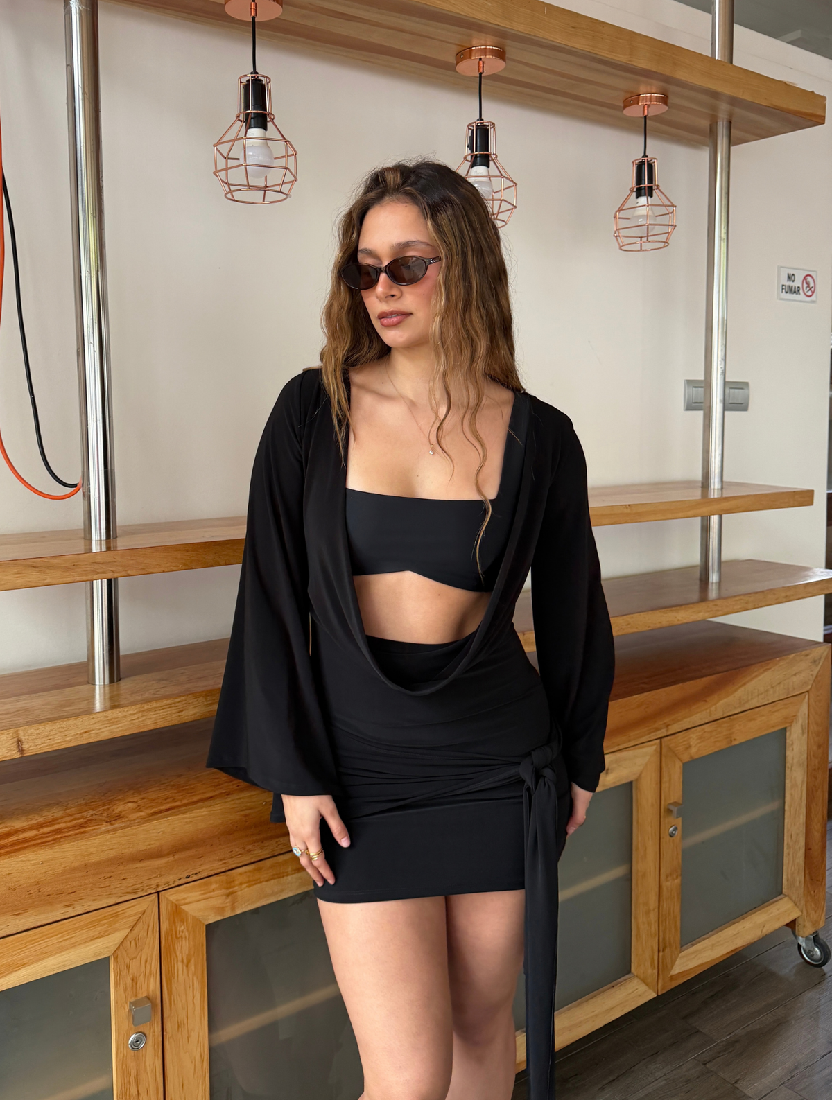 Vestido Agustina Negro