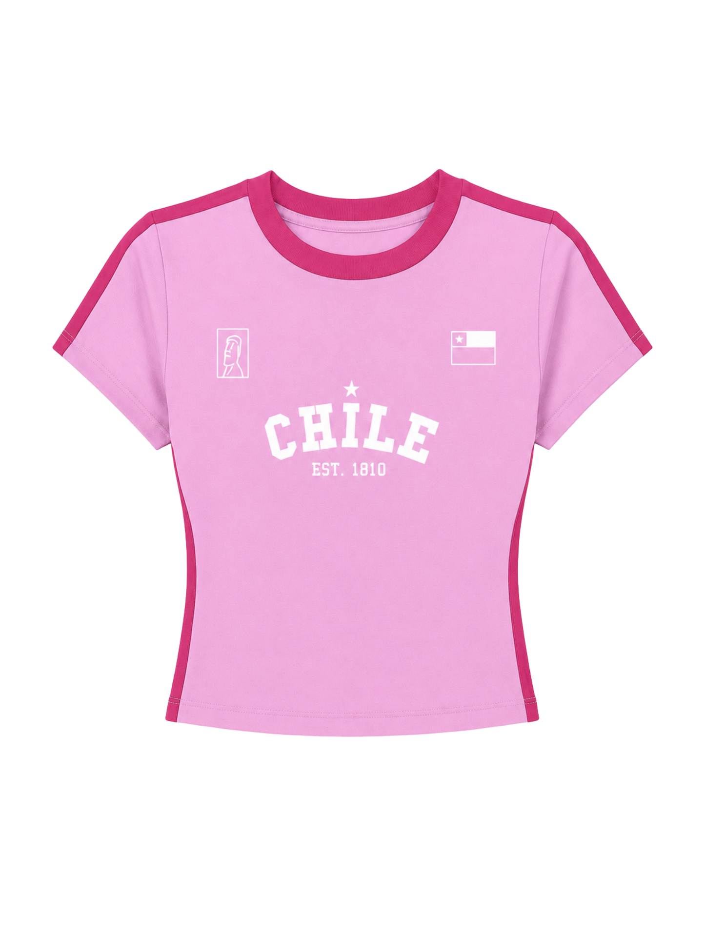 Polera Chile Rosa