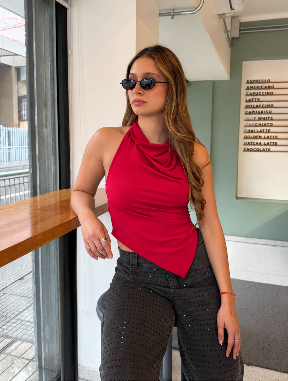 Top Noa Rojo