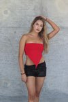 Top Diamante Rojo