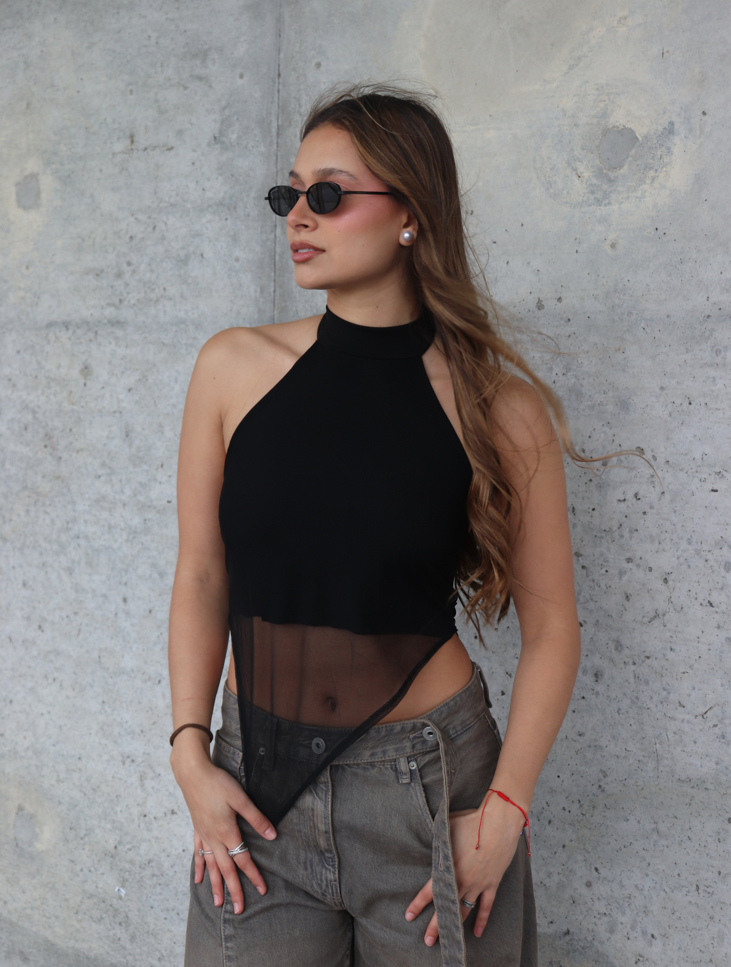 Top Selene Negro