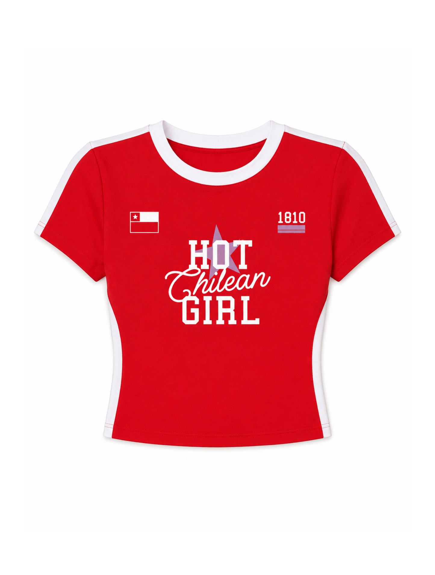 Polera Hot Chilean Girl Roja