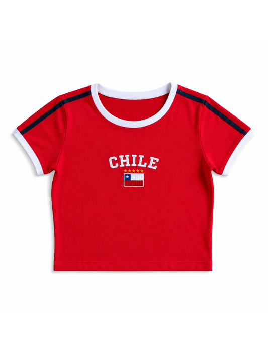 Baby Tee Chile Roja