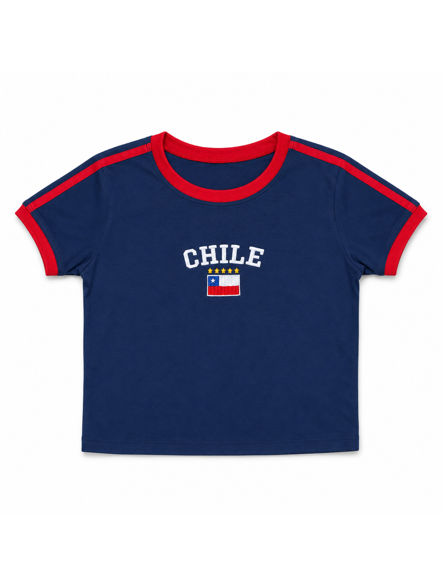 Baby Tee Chile Azul