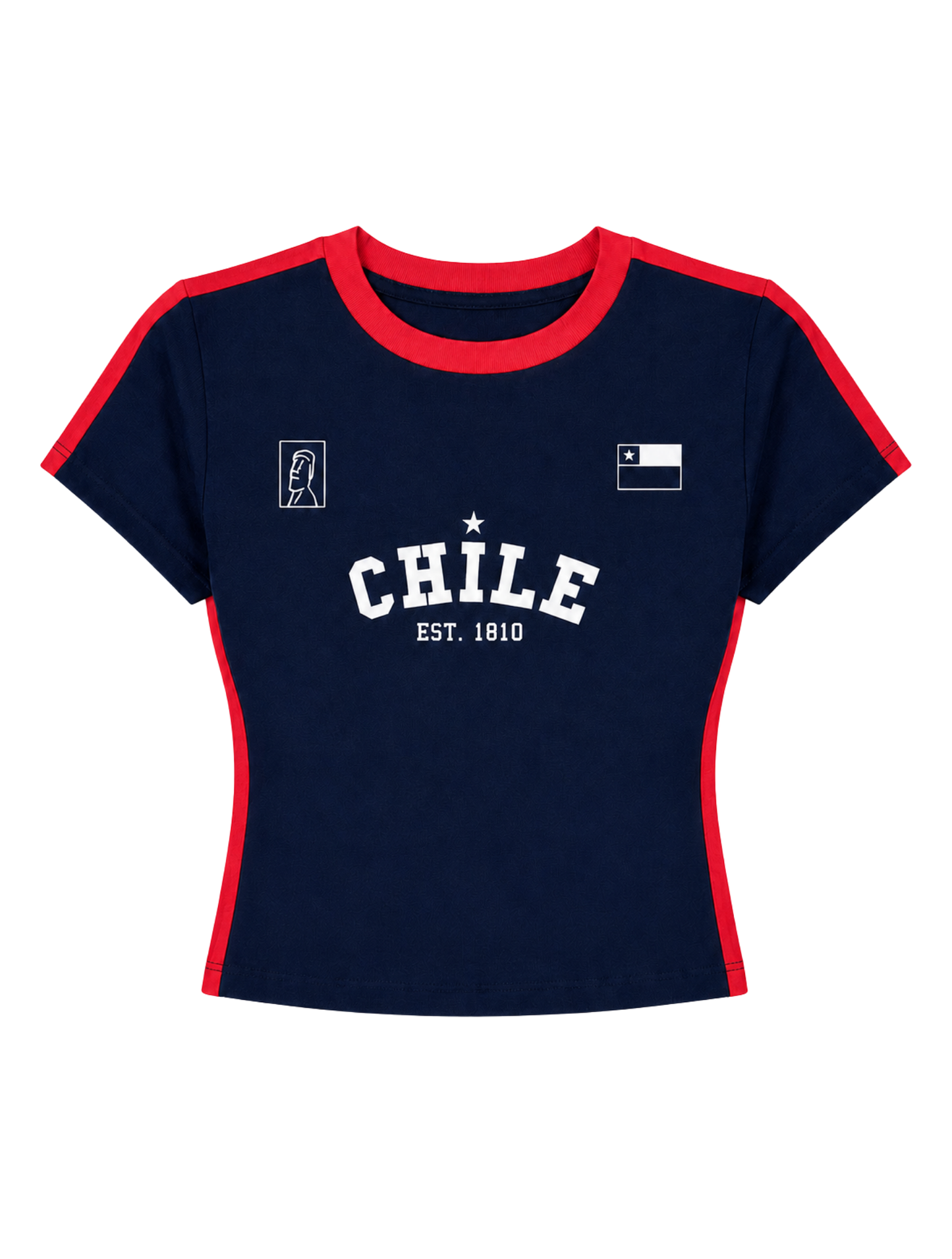 Polera Chile Azul/Roja