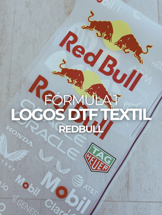 Logos RedBull DTF TEXTIL