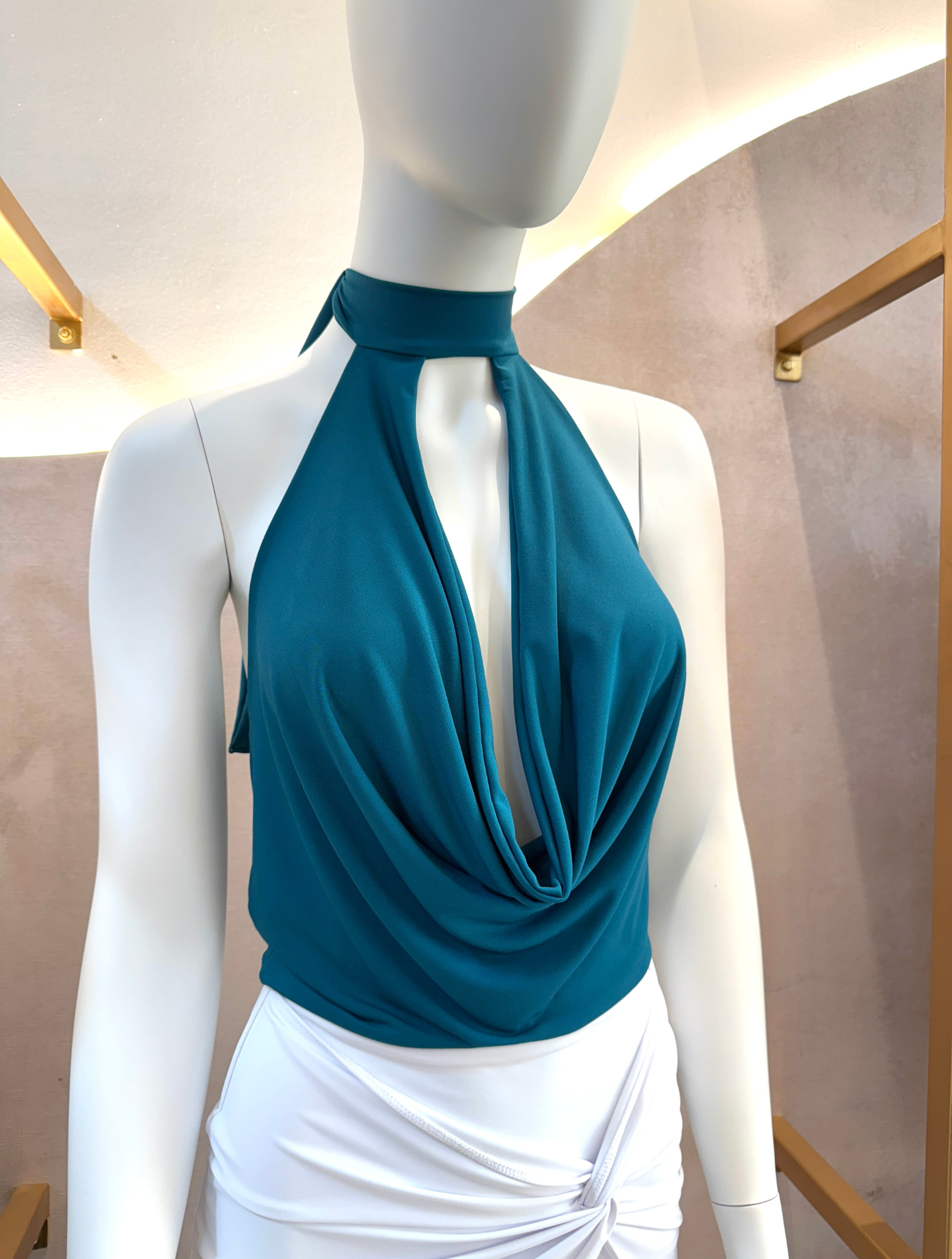 Top Valencia Turquesa