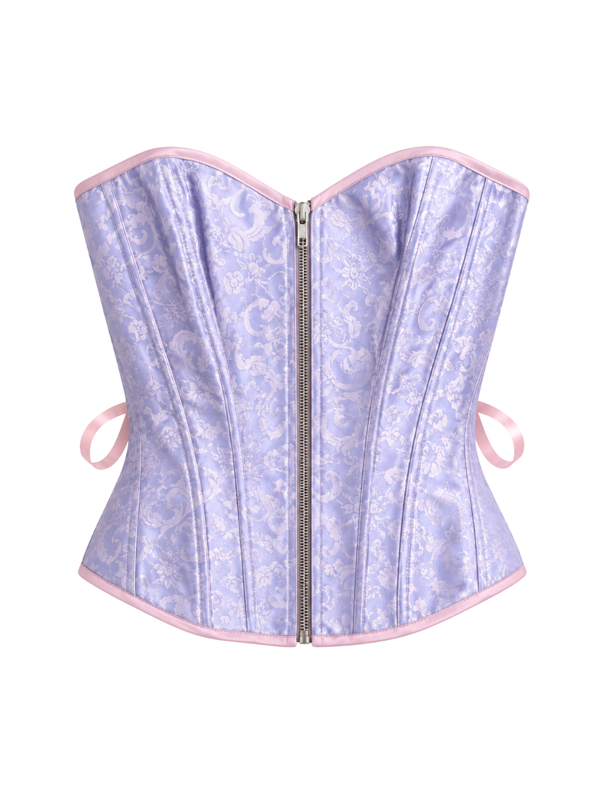 Corset Victoriano Cierre Lila