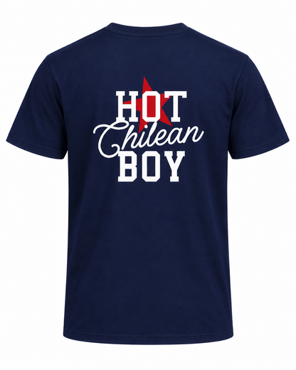 Polera Oversize Hot Chilean Boys Azul