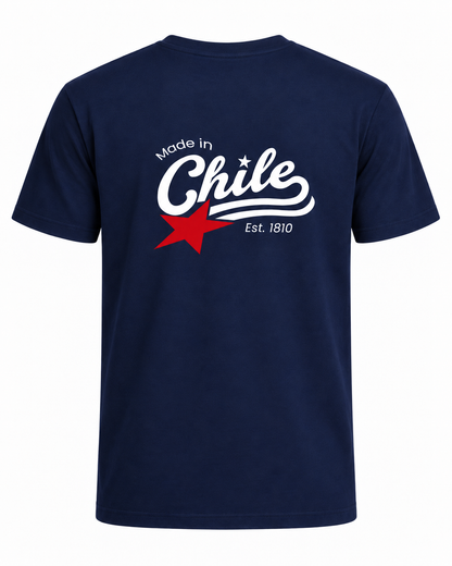 Polera Chile Unisex Azul