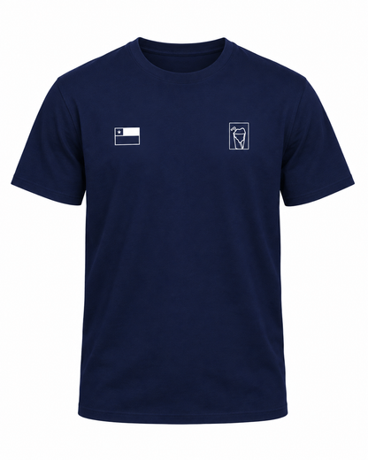 Polera Oversize Hot Girls Drink Terremoto Azul