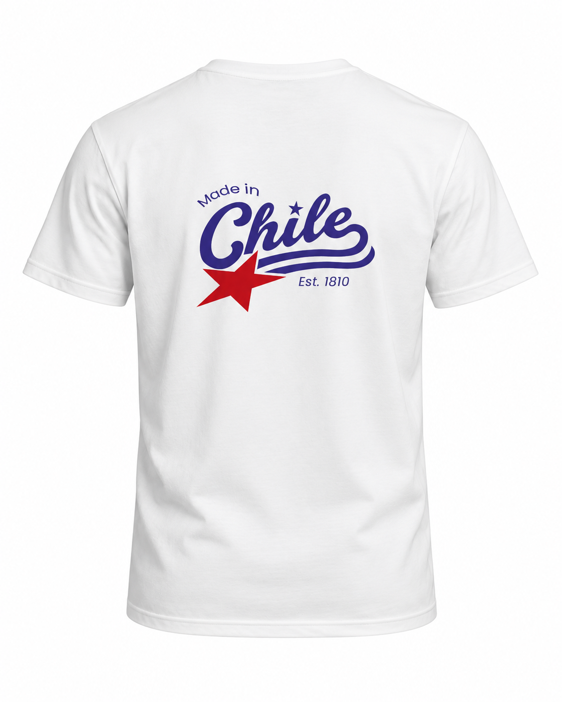 Polera Chile Unisex Blanca