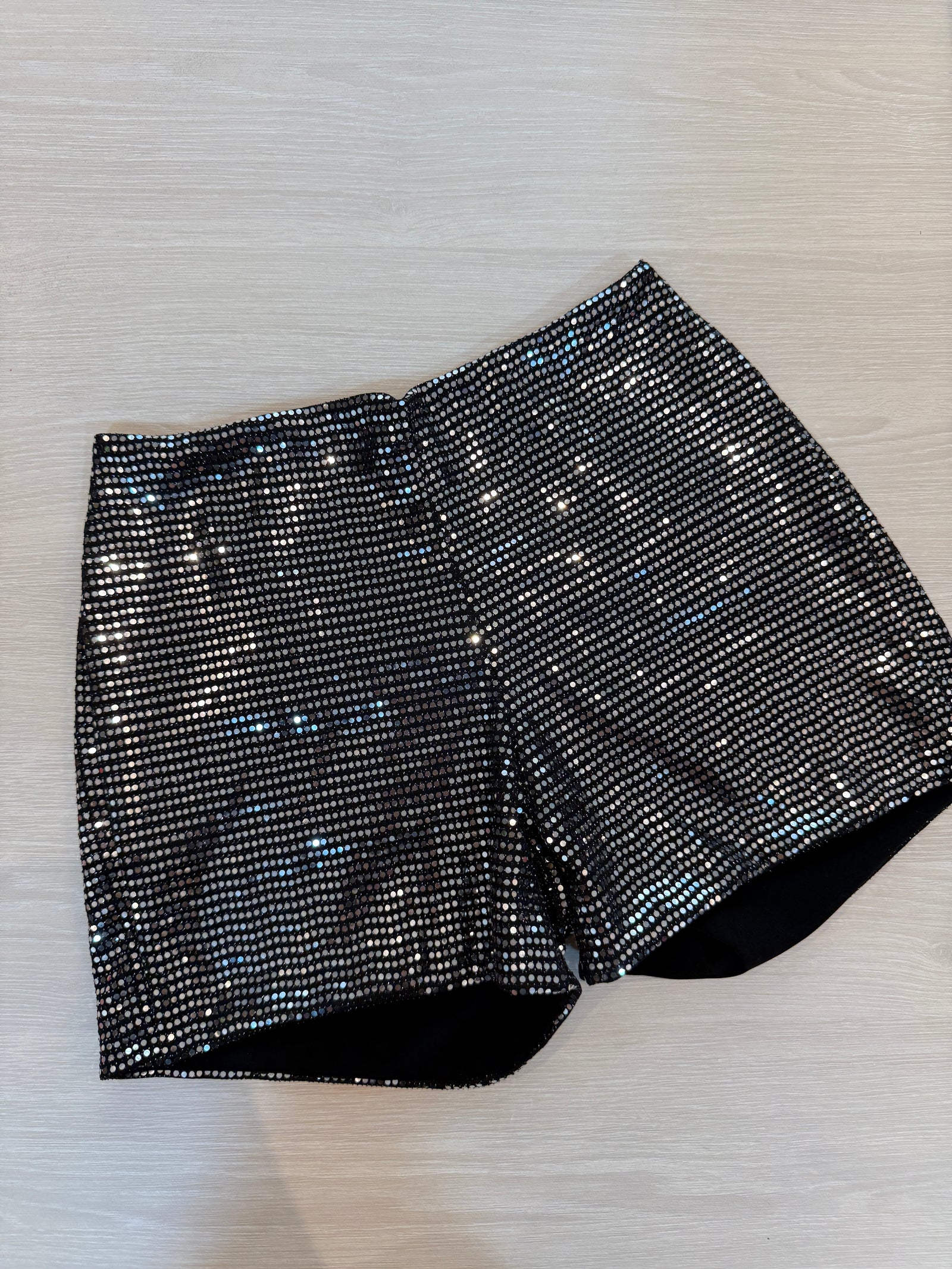 Mini Short Sevilla Negro/Plata