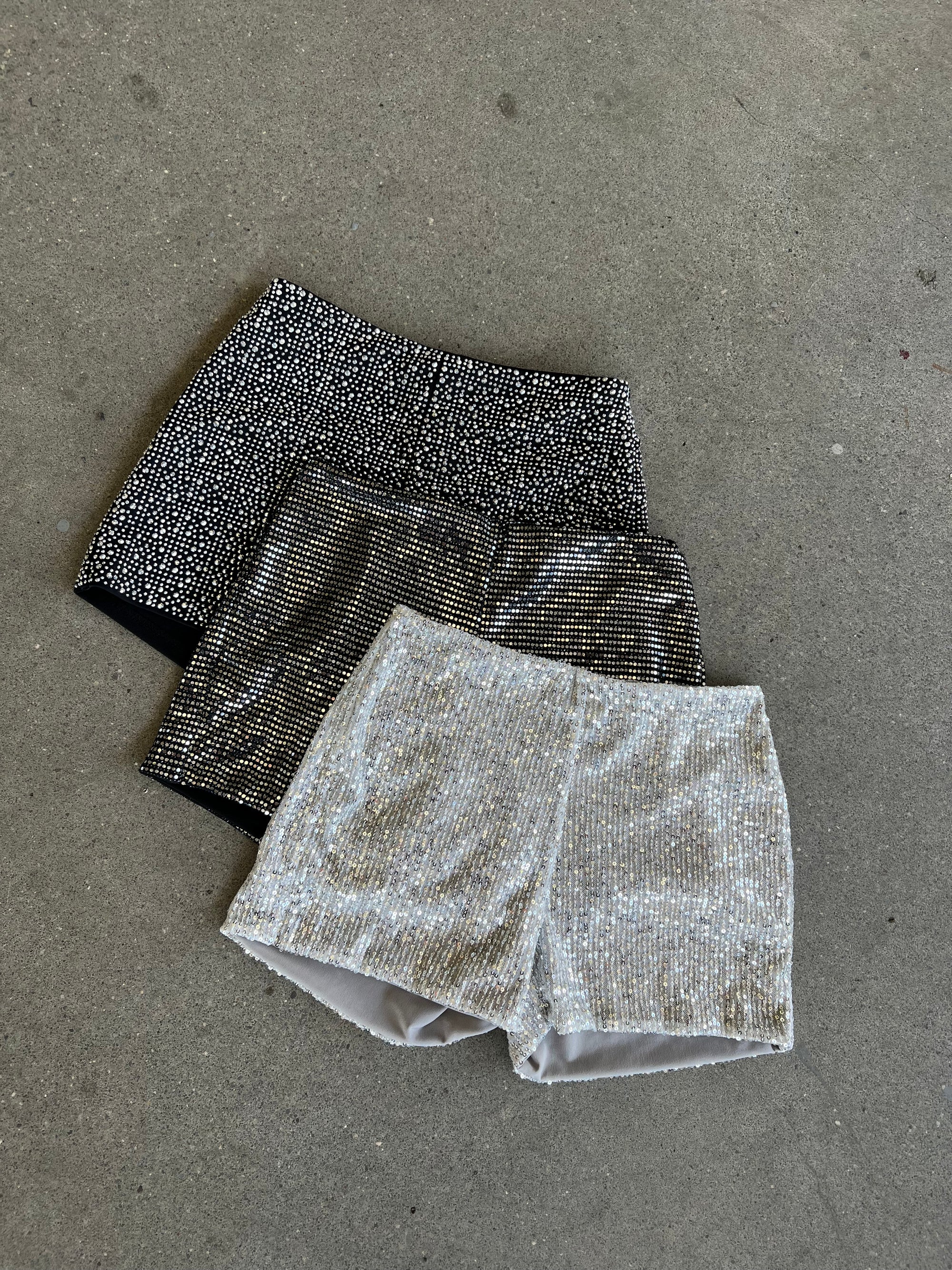 Mini Short Sevilla Plateado